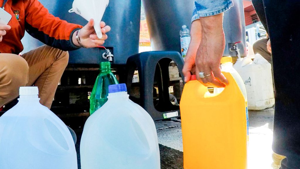 racionamiento de agua